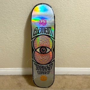 Element Jaakko Ojanen Moondust Holographic Seeing Eye Pro Skateboard Deck 8.2”